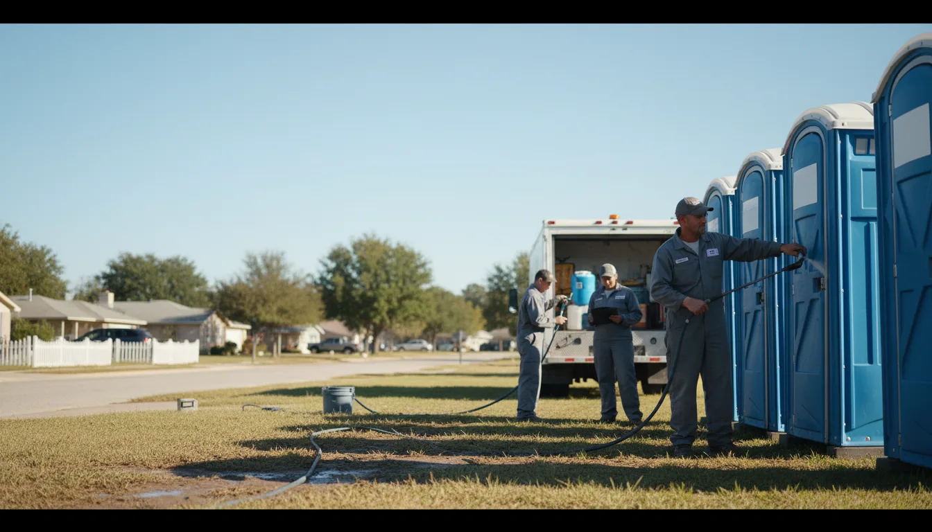 Long-Term Portable Toilet Rental in Bartlett, KS near me
